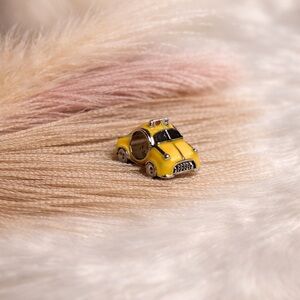 Sterling Silver Taxi Bracelet Charm